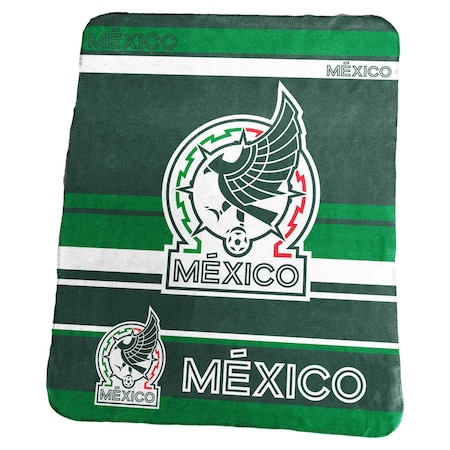 Logo Brands Mexico Mens Soccer Team Stripe Classic Fleece C4676-23-C1